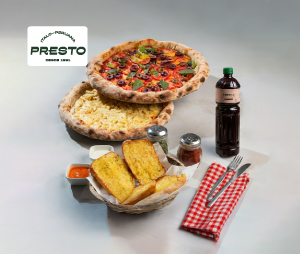 Pizzerías Presto - A S/39.90. en Pizzerías Presto