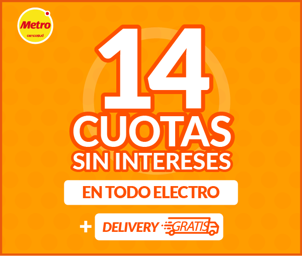 Metro - 14 Cuotas Sin Intereses en Metro
