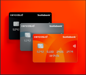 Tarjetas de crédito Cencosud en diferentes tipos