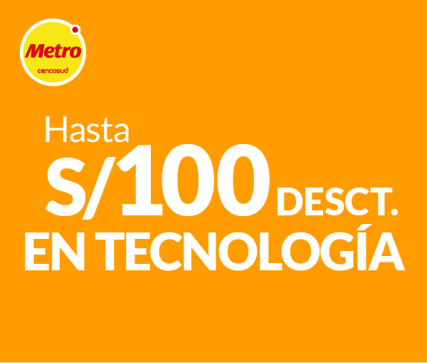 Metro - Hasta S/100 de desct. en Metro